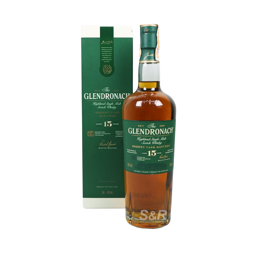 The Glendronach 15YO Scotch Whisky 700mL